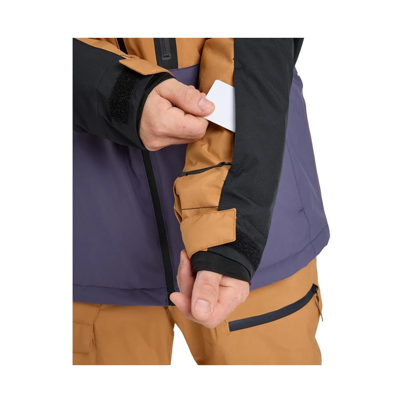 Kabát Quiksilver SYCAMORE BLOCK Almond