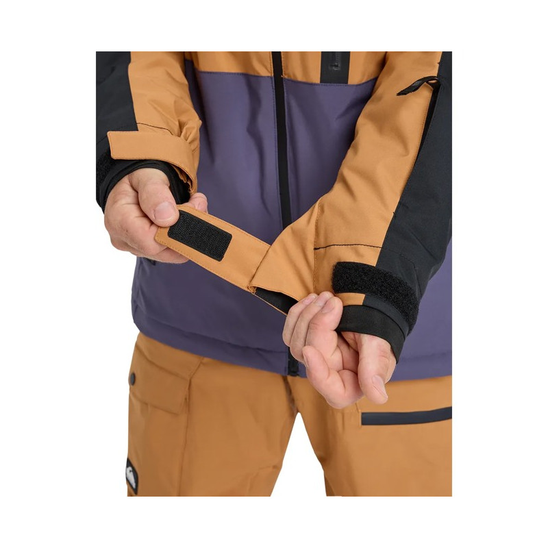 Kabát Quiksilver SYCAMORE BLOCK Almond