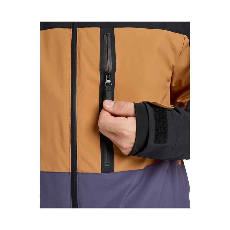 Jacket Quiksilver SYCAMORE BLOCK Almond