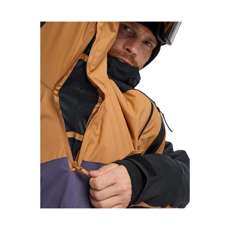 Jacket Quiksilver SYCAMORE BLOCK Almond