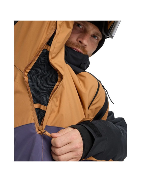 Kabát Quiksilver SYCAMORE BLOCK Almond