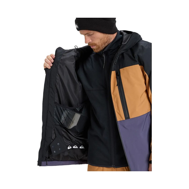 Bunda Quiksilver SYCAMORE BLOCK Almond