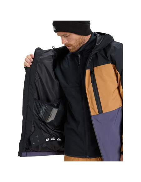 Bunda Quiksilver SYCAMORE BLOCK Almond