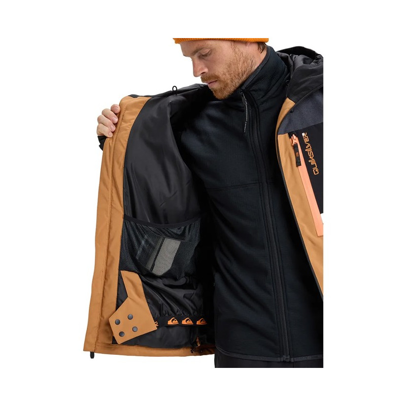 Giacca Quiksilver DAWSON True Black