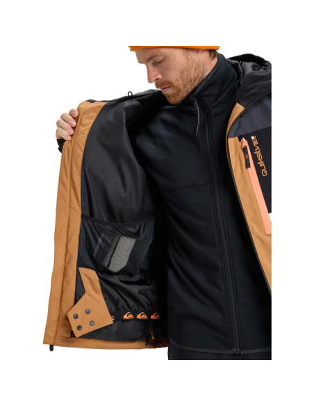 Giacca Quiksilver DAWSON True Black