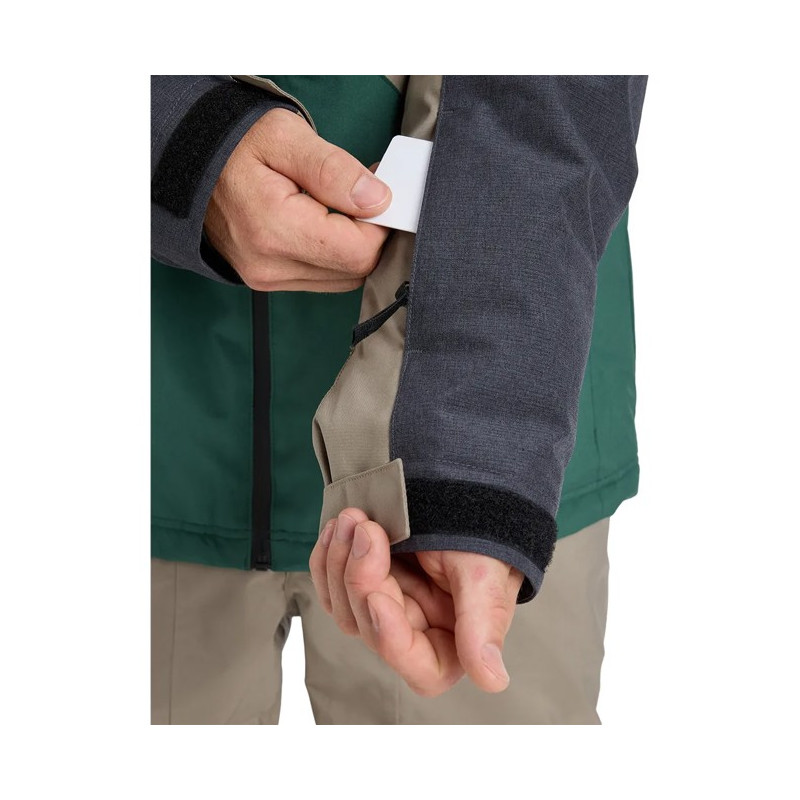 Jacke Quiksilver DAWSON Trekking Green