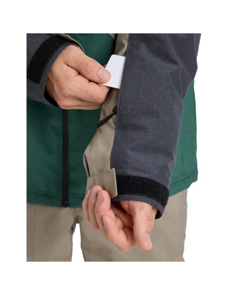 Jacke Quiksilver DAWSON Trekking Green