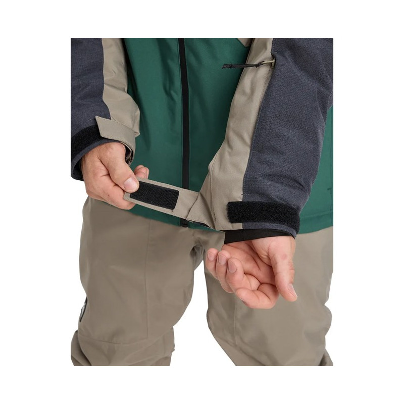 Jacke Quiksilver DAWSON Trekking Green