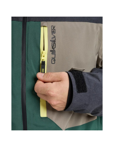 Kabát Quiksilver DAWSON Trekking Green