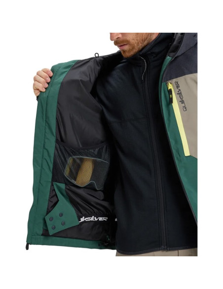 Casaco Quiksilver DAWSON Trekking Green