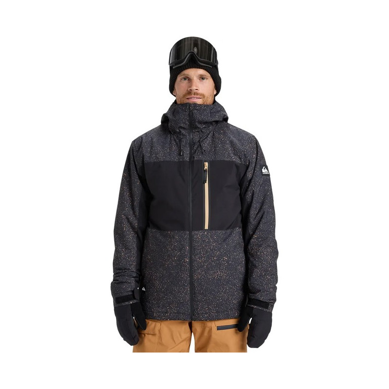 Casaco Quiksilver SYCAMORE PRINT Mountain Static True Bla