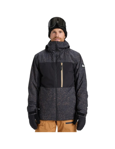 Jacke Quiksilver SYCAMORE PRINT Mountain Static True Bla
