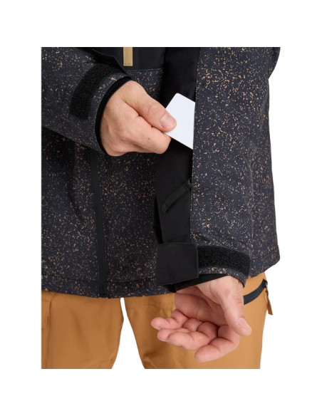 Veste Quiksilver SYCAMORE PRINT Mountain Static True Bla