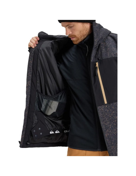 Kurtka Quiksilver SYCAMORE PRINT Mountain Static True Bla