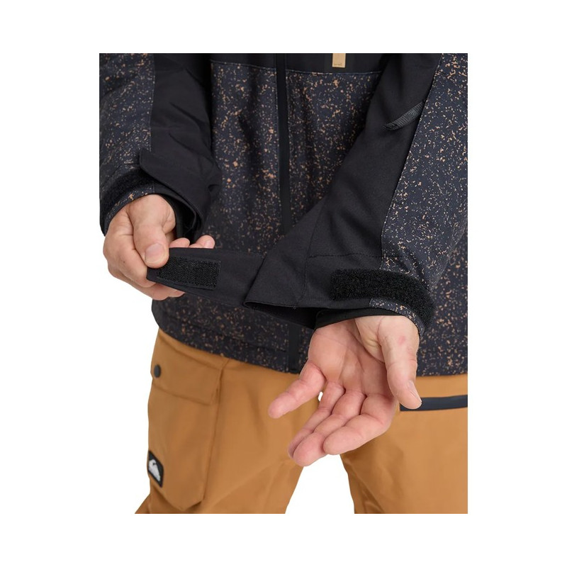 Takki Quiksilver SYCAMORE PRINT Mountain Static True Bla