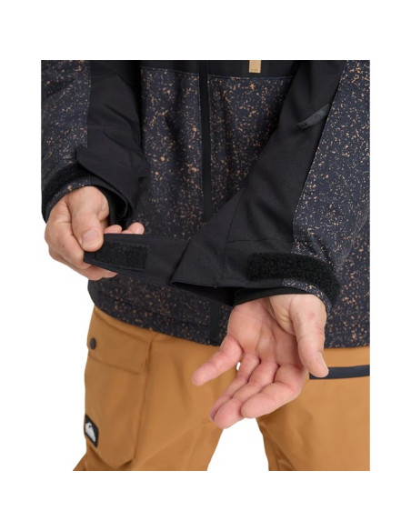 Jacke Quiksilver SYCAMORE PRINT Mountain Static True Bla