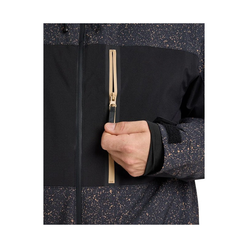 Kurtka Quiksilver SYCAMORE PRINT Mountain Static True Bla