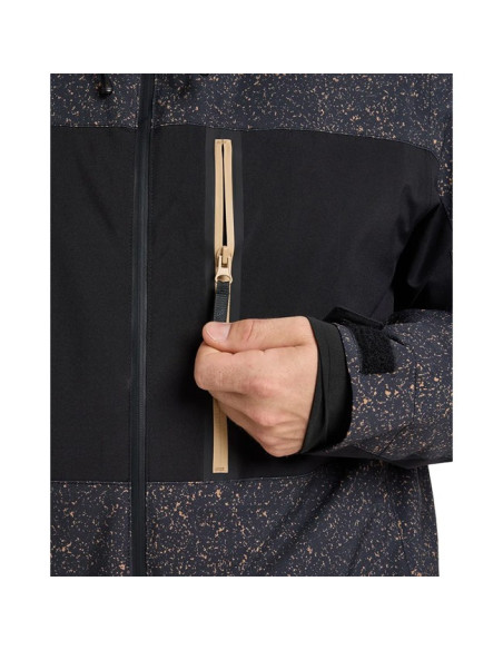 Jacke Quiksilver SYCAMORE PRINT Mountain Static True Bla