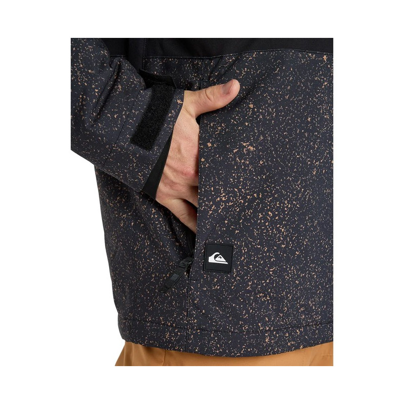 Kurtka Quiksilver SYCAMORE PRINT Mountain Static True Bla