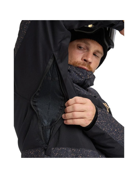 Jacke Quiksilver SYCAMORE PRINT Mountain Static True Bla