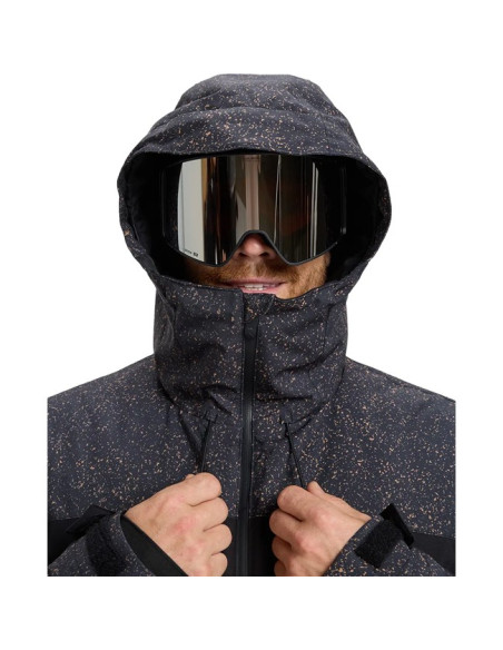 Veste Quiksilver SYCAMORE PRINT Mountain Static True Bla