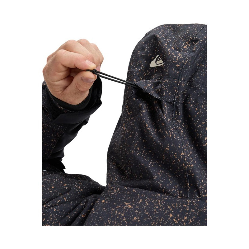 Jacket Quiksilver SYCAMORE PRINT Mountain Static True Bla