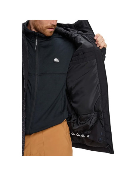 Jacket Quiksilver SYCAMORE PRINT Mountain Static True Bla