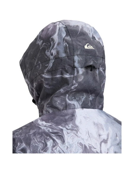 Jas Quiksilver SYCAMORE PRINT Thermostamp Grayscale