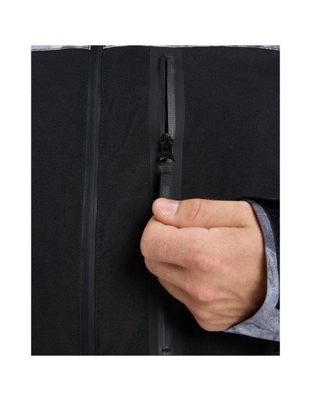 Jacka Quiksilver SYCAMORE PRINT Thermostamp Grayscale