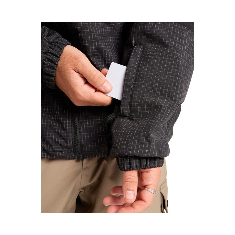 Jacka Quiksilver HIGH IN TH HOOD True Black