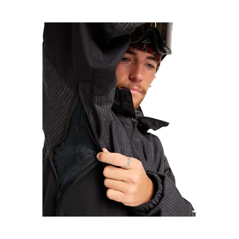 Veste Quiksilver HIGH IN TH HOOD True Black