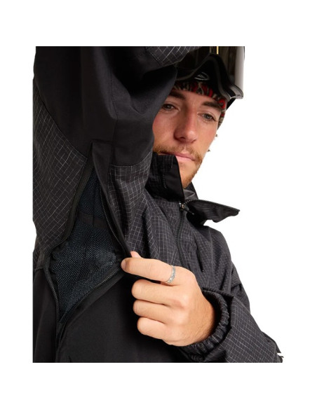 Jacke Quiksilver HIGH IN TH HOOD True Black