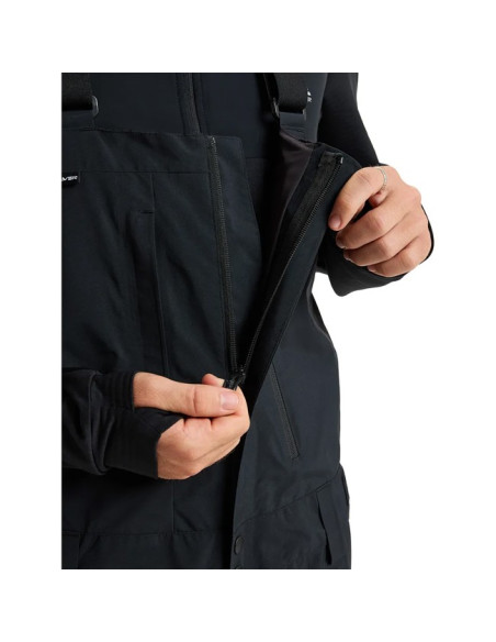 Calças Quiksilver ALTOSTRATUS BIB True Black