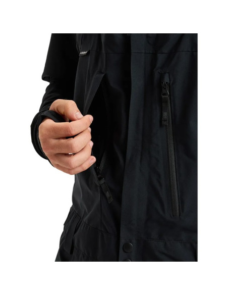 Hlače Quiksilver ALTOSTRATUS BIB True Black