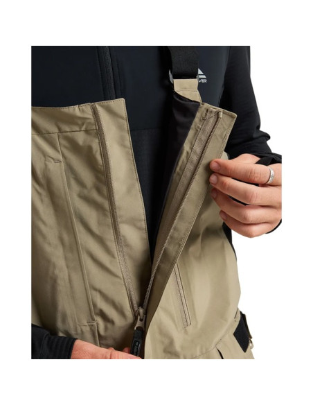 Pantalone Quiksilver ALTOSTRATUS BIB Fallen Rock