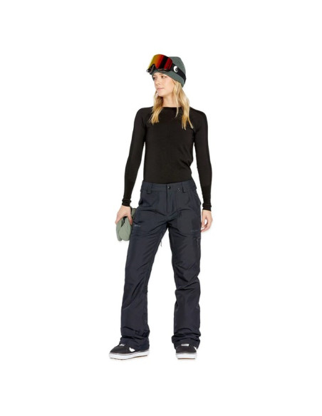 Nohavice Volcom KNOX INS PANT Black