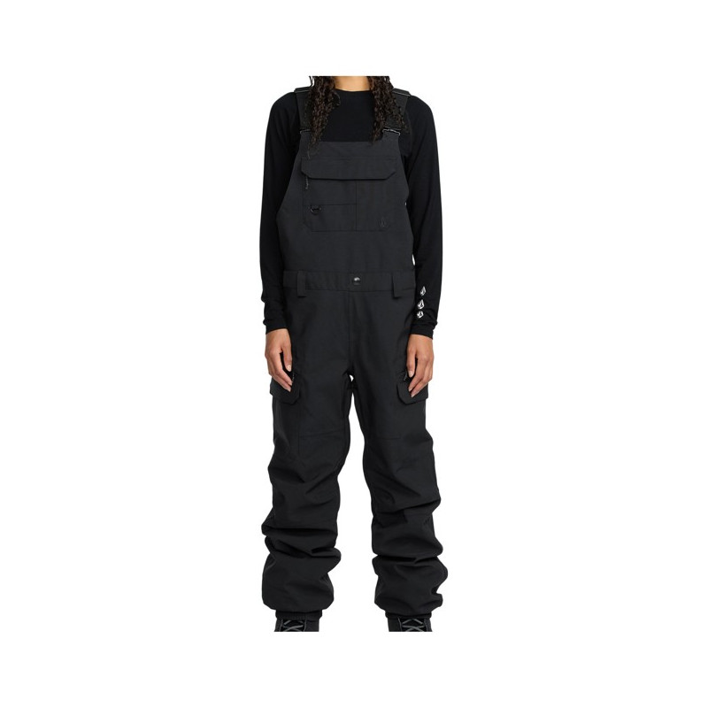 Hosen Volcom CRESTON 3D STRETCH BIB OVERALL Black