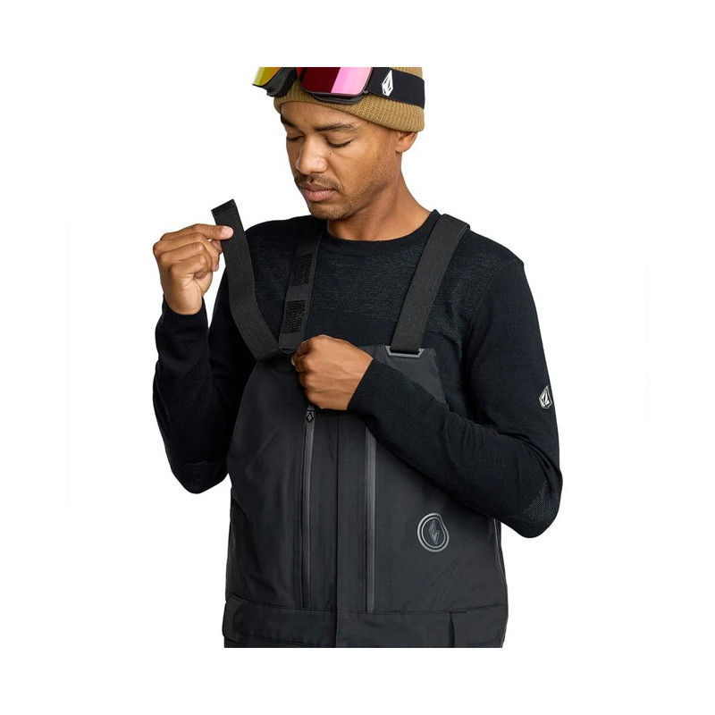 Nohavice Volcom ANYOX GORE-TEX PRO SHELL BIB Black