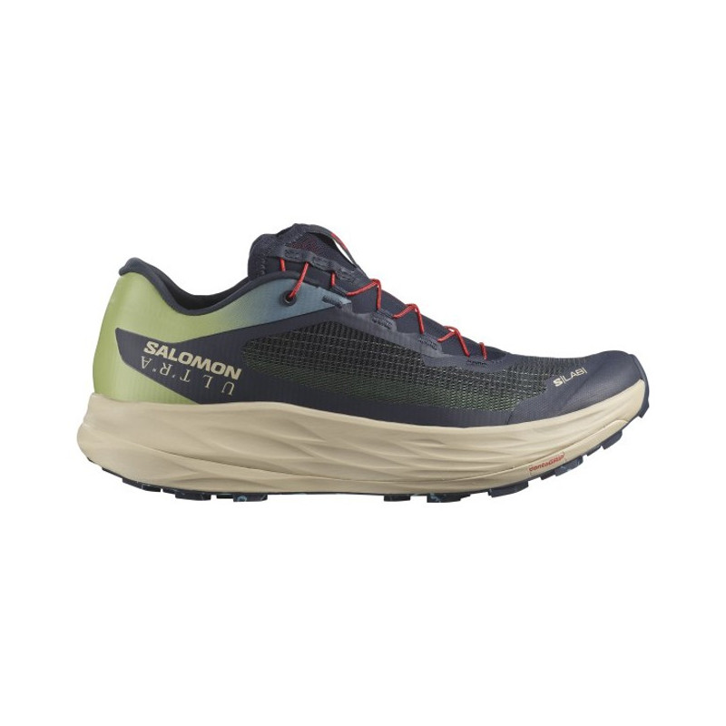 Wanderschuhe Salomon S-lab S/LAB ULTRA Sage/Cameo Blue/Ngtsk