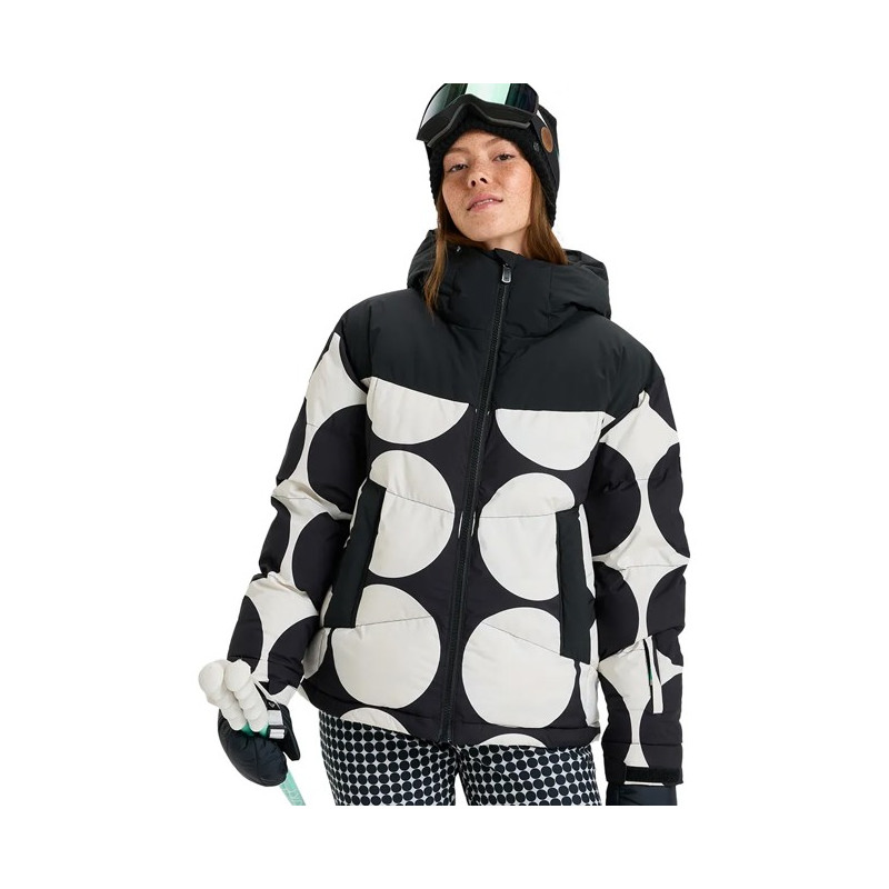 Veste Roxy ALOFTEDPUFFY True Black Big Dots