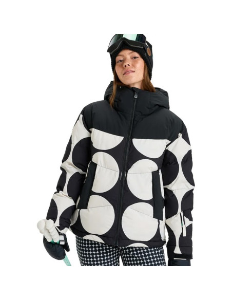 Veste Roxy ALOFTEDPUFFY True Black Big Dots