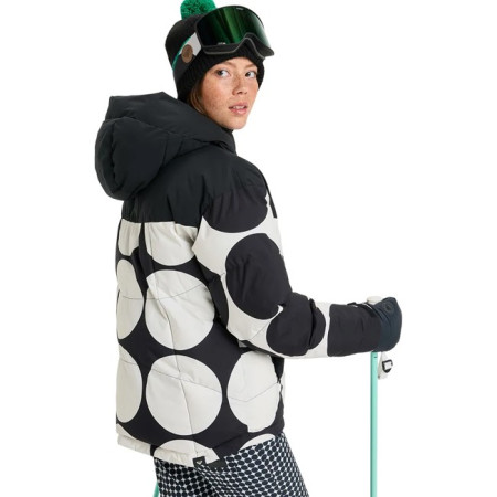 Jacket Roxy ALOFTEDPUFFY True Black Big Dots 2