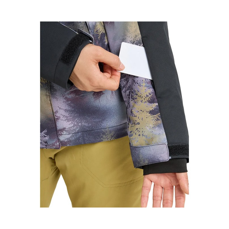 Jacket Roxy JETTY BLOC Frost Gray Pinetrees