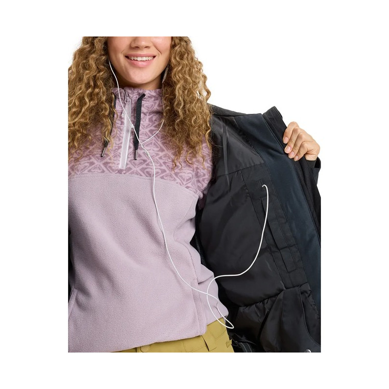 Jacke Roxy JETTY BLOC Frost Gray Pinetrees