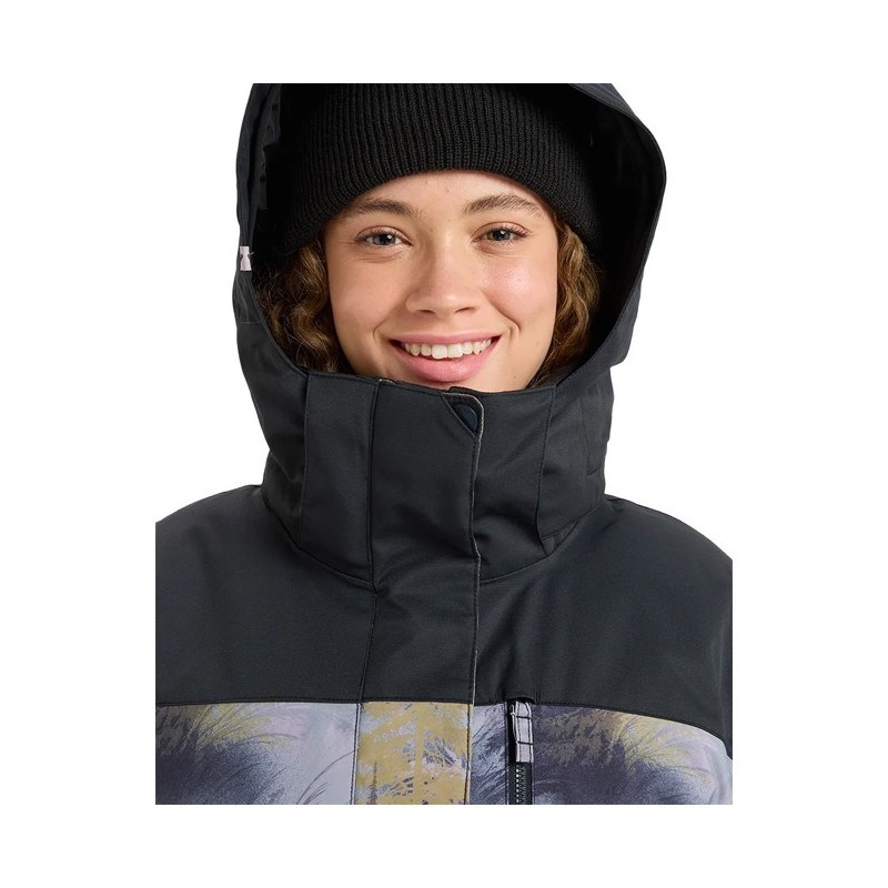 Jacket Roxy JETTY BLOC Frost Gray Pinetrees