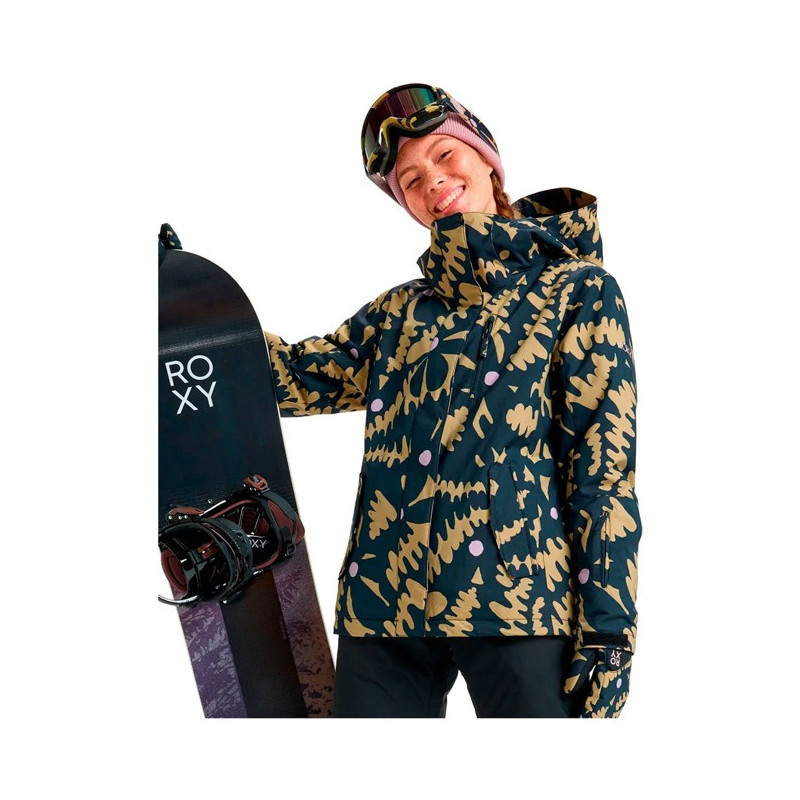 Jacket Roxy JETTY JK Fennel Seed Big Flower