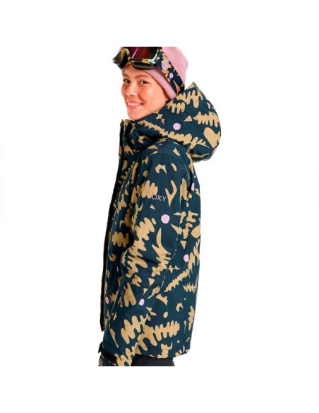 Jacket Roxy JETTY JK Fennel Seed Big Flower