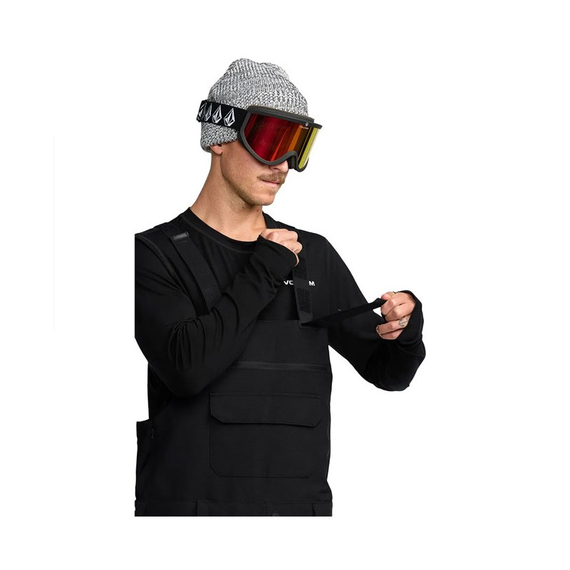 Jednodílný oblek Volcom ROAN BIB OVERALL Black