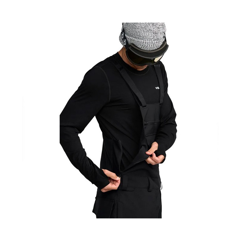 Einteiler Volcom ROAN BIB OVERALL Black