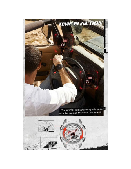 Horloge North Edge Mars 3 Carbon Wr 50 Mt. Blk